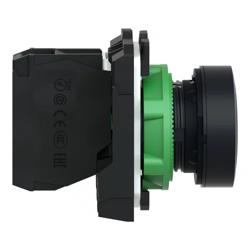 Botão Ø22mm plástico, retorno por mola, preto, NA, XB5AA21