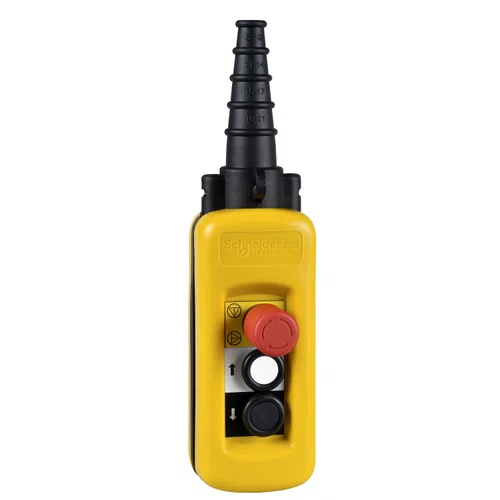 BOTOEIRA PENDENTE PLASTICA 2 BOTOES EMERGENCIA