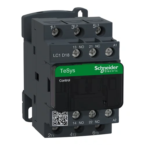 Contator Tripolar TeSys Deca 18A 1NA+1NF 220VCA