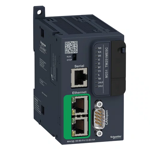 Controlador Lógico Programável MODBUS TCP/ETHERNET IP/CANOPEN/OPC UA 24VDC
