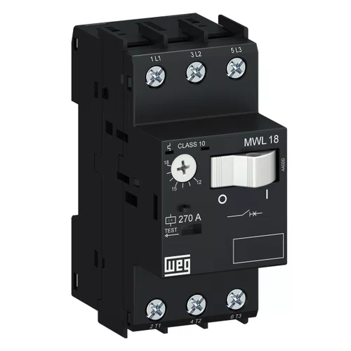 DISJUNTOR-MOTOR MWL18-3-D016 1-1,6 A Parafuso