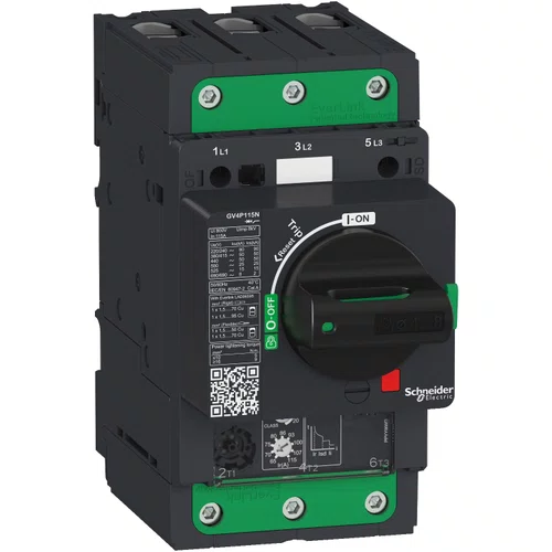 Disjuntor motor, TeSys GV4, 3P, 80A, Icu 50kA, termomagnético, terminais Everlink