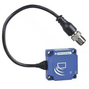 Antena inteligente compacta, Identificação por radiofrequência XG, RFID 13,56 MHz, formato plano 40x40x15, M12, cabo de 0,2 m