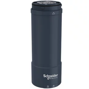 Base + tampa superior Ø60mm para coluna luminosa XVU, preta, NPN, 100...240VCA