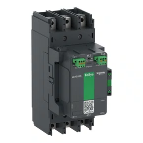 Contator de alta potência, TeSys Giga, 3 polos (3NA), AC-3 <=440V 115A, versão avançada, bobina CA/CC de 200…500V