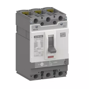 DISJUNTOR ACW100H-FMU20-3 20A 3 Polos 85kA @ 380Vc.a.(IEC 60947-2) Térmico ajustável e magnético fixo