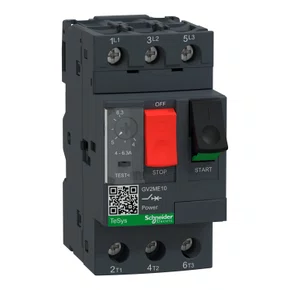 Disjuntor motor termomagnético Tesys Deca 4-6.3A botão de impulsão