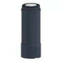 Base + tampa superior Ø60mm para coluna luminosa XVUC21M, preta, NPN, 100...240VCA