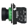 Botão Ø22mm plástico, retorno por mola, preto, NA, XB5AA21