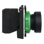 Botão Ø22mm plástico, retorno por mola, preto, NA, XB5AA21