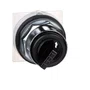 Cabeçote para chave seletora Ø30mm metálico, manopla curta, 2 posições fixas